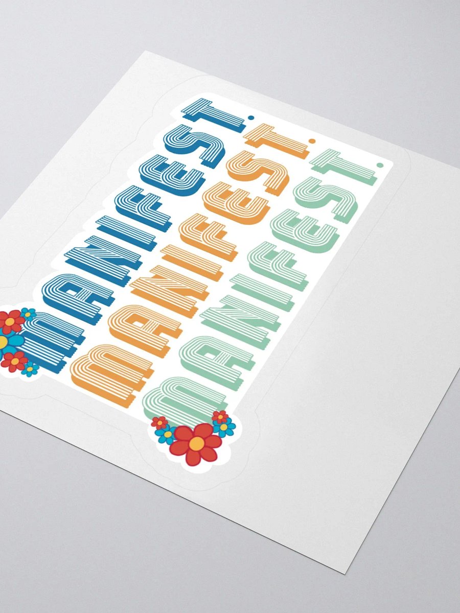 Manifest Kiss Cut Sticker product image (6)