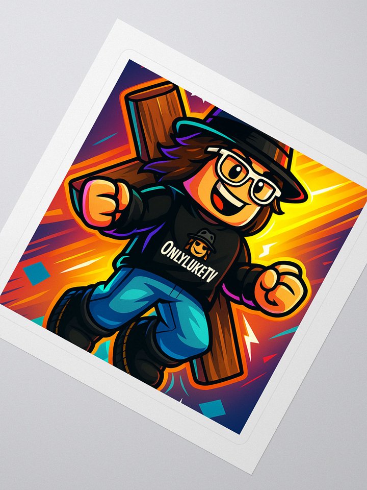 OnlyLukeTV Kiss Cut Stickers product image (2)