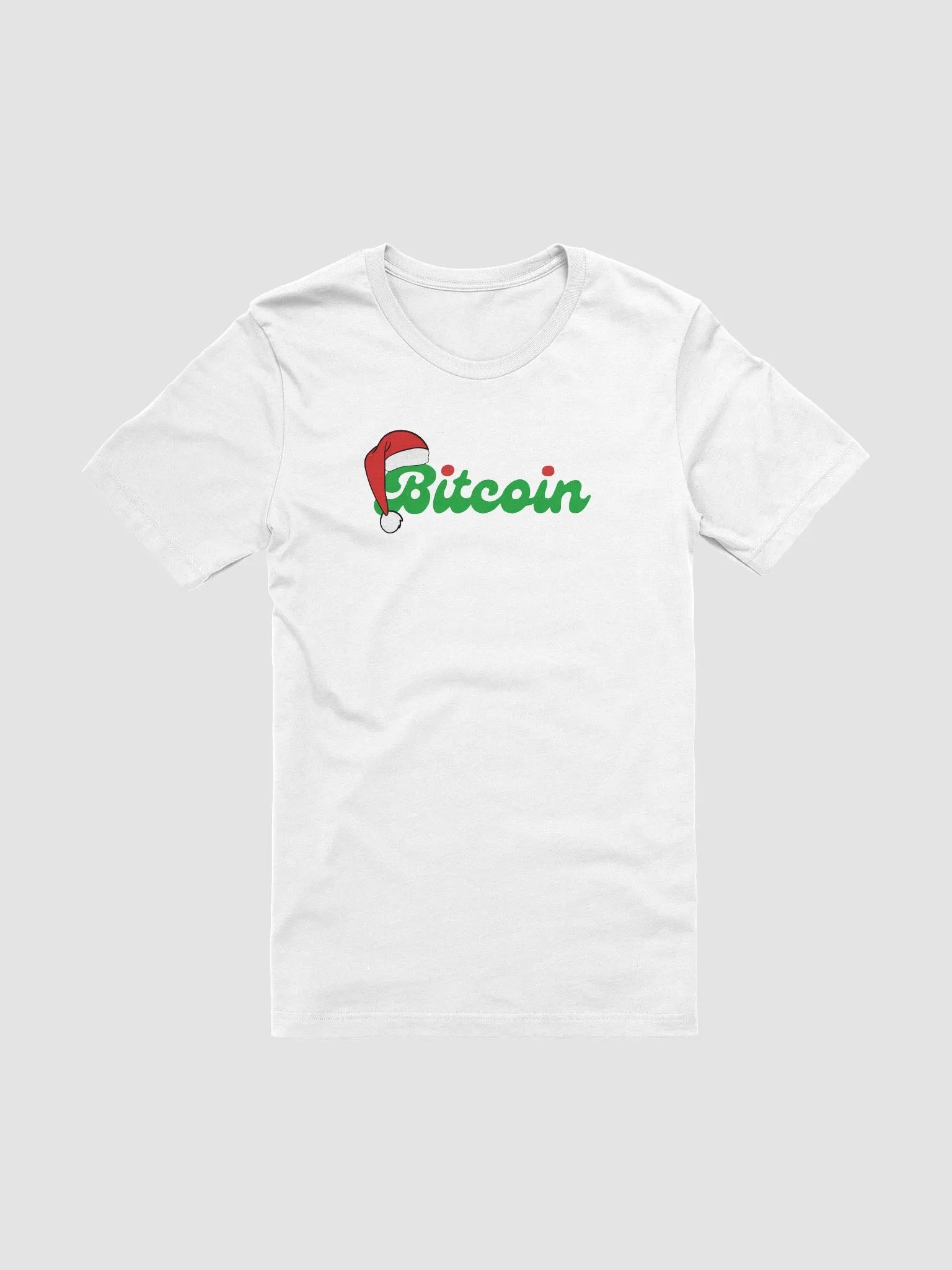 Santa Hat Bitcoin T-Shirt product image (623)
