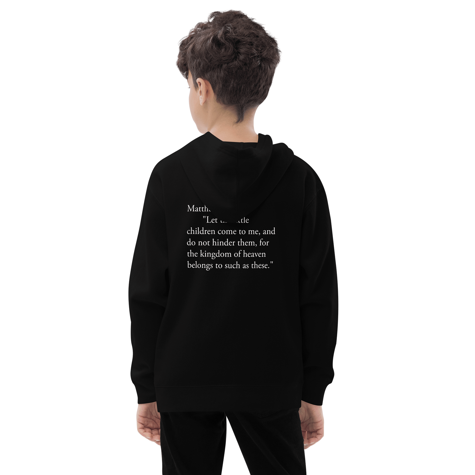 KID'S Gli hoodie ( Matthew 19:14) product image (5)