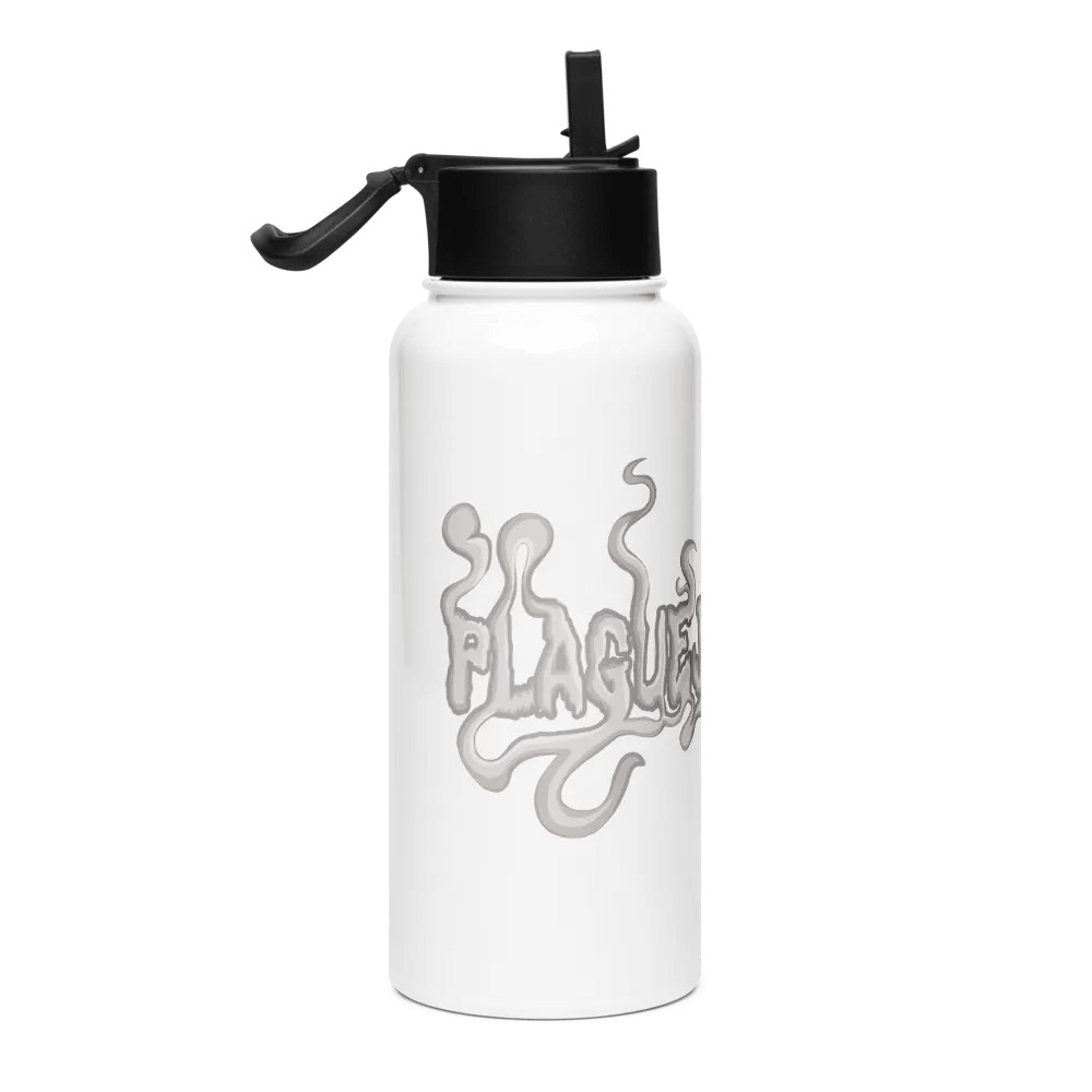 PLAGUEJESTERSKY Smoke Logo Stainless Steel Water Bottle product image (4)