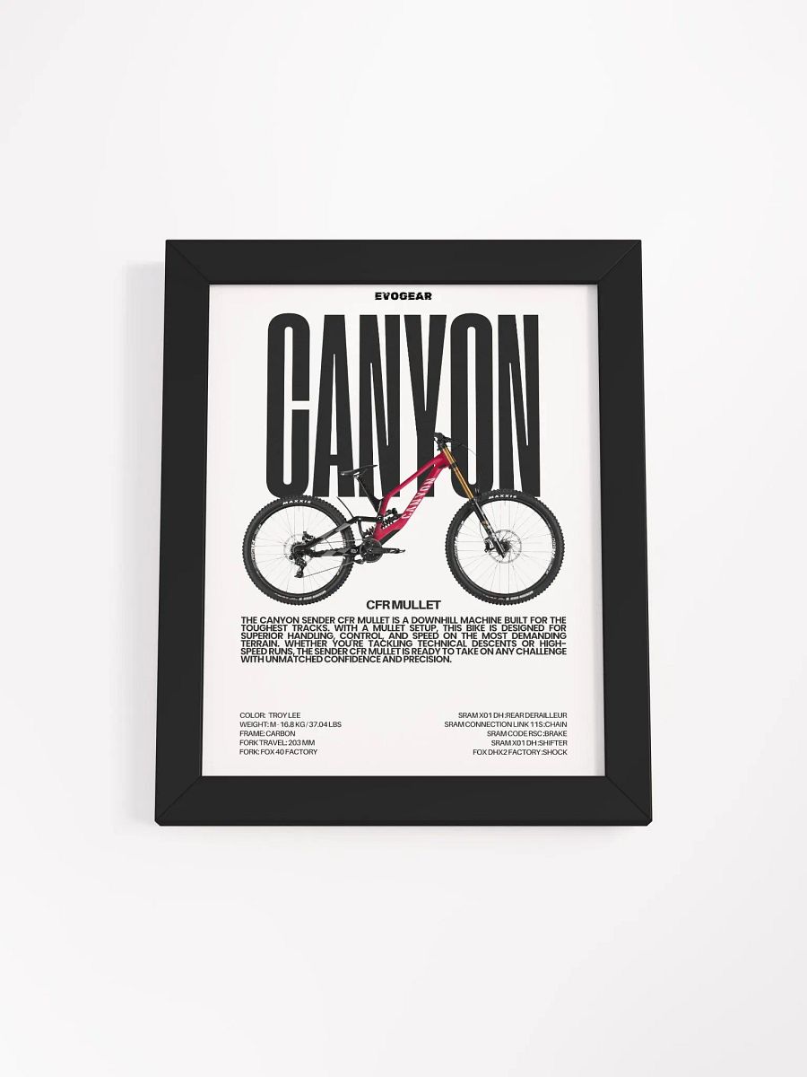 Canyon Sender CFR Mullet Frame product image (1)