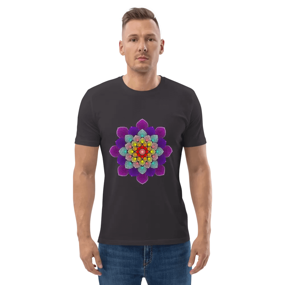 Colorful Dot Mandala Organic T-Shirt product image (10)