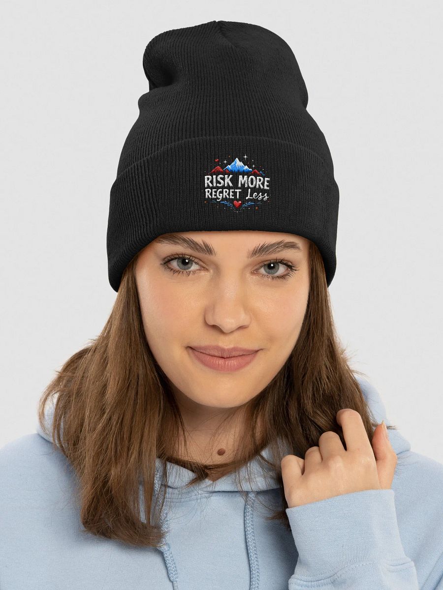 Risk More, Regret Less  — The Simone Biles Inspired Beanie That Empowers You to Leap Fearlessly Into Your Best Life product image (3)
