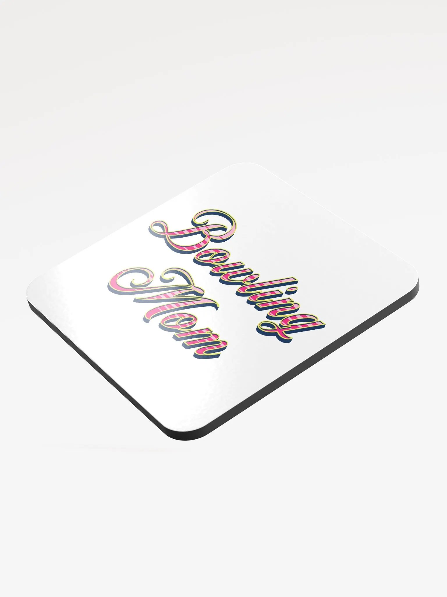 Bowling Mom Colorful Cork Coaster product image (4)