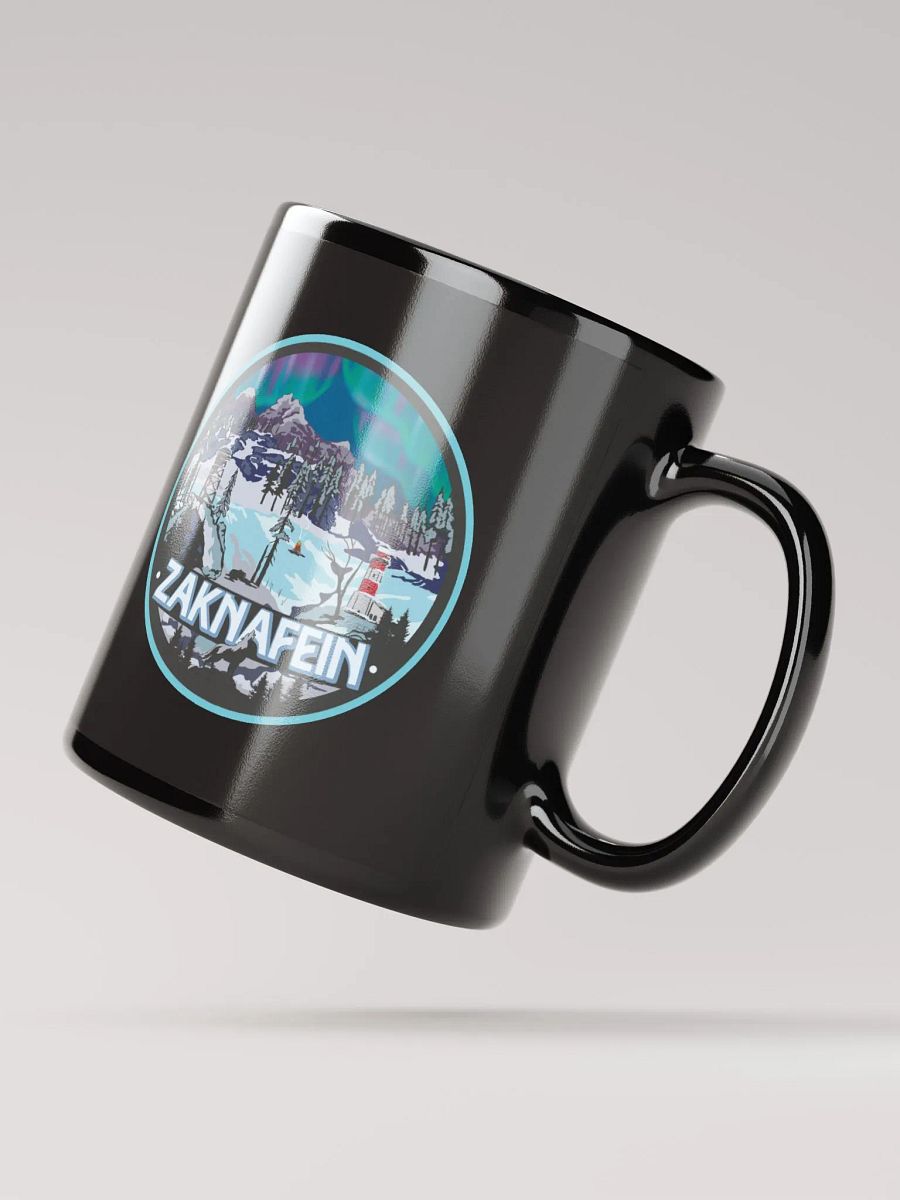 Zaknafein Camp Fire Chats Black Ceramic Mug product image (4)