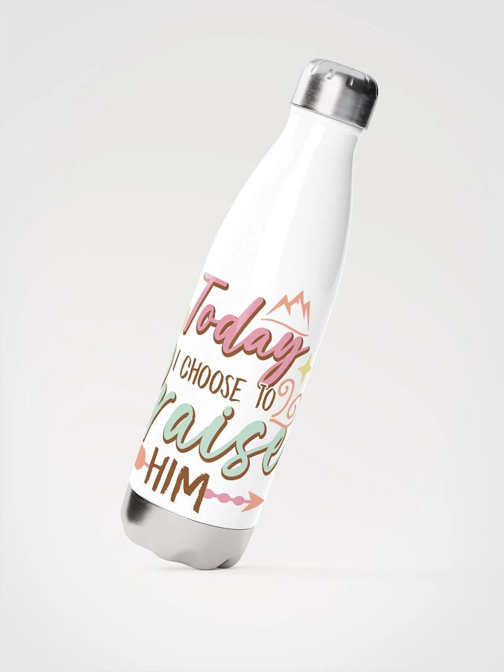 Praise Him Stainless Steel Water Bottle product image (2)