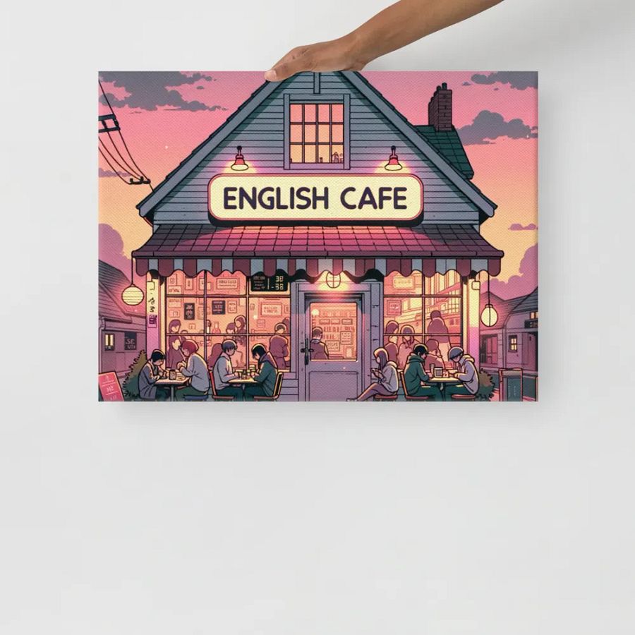 English Cafe and Chill Canvas product image (2)