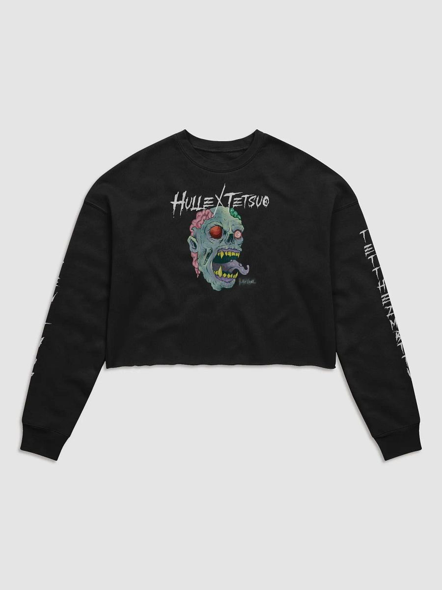 Gimme Brain Bella+Canvas Women's Fleece Crop Sweatshirt (HulleVane Design) product image (1)