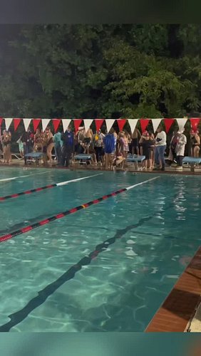 Summertime means swim meets. @caelebdressel may be the fastest but The Kid wants to take the crown 😎 #swimming #freestyle #yo...