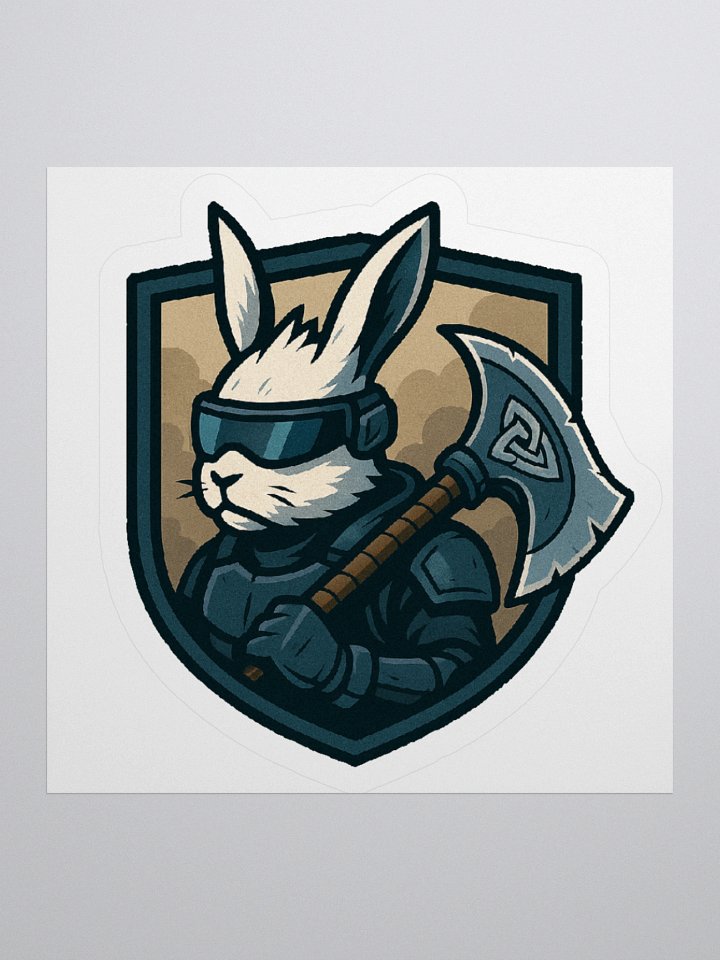 the tactical viking rabbit sticker product image (1)
