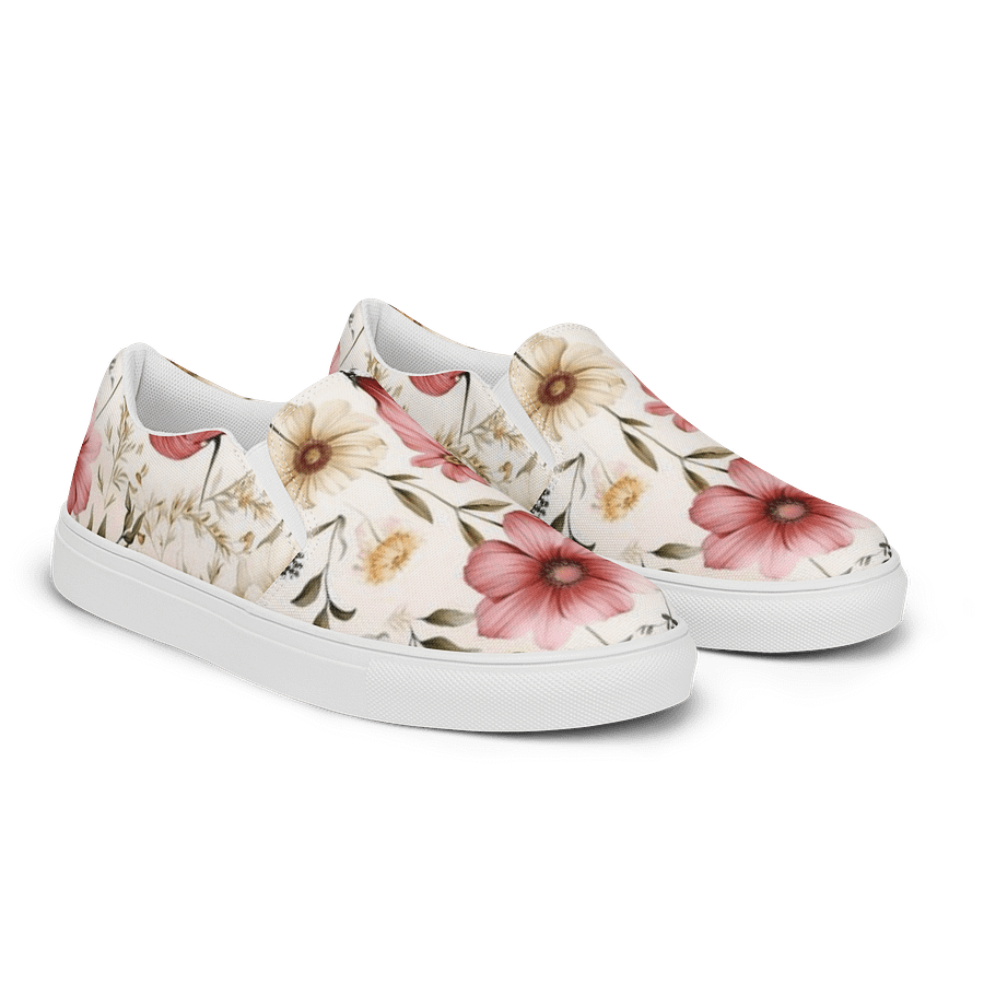 Floral Bliss Slip-On Canvas Shoes product image (2)