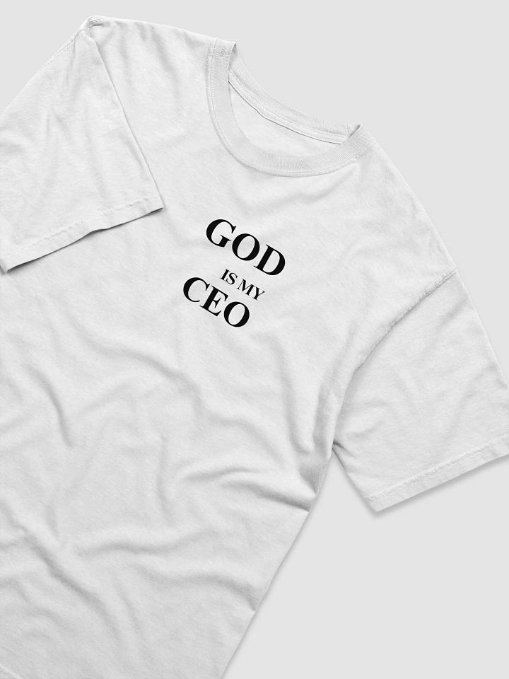 GOD IS MY CEO T-SHIRT (BLACK FONT) product image (53)