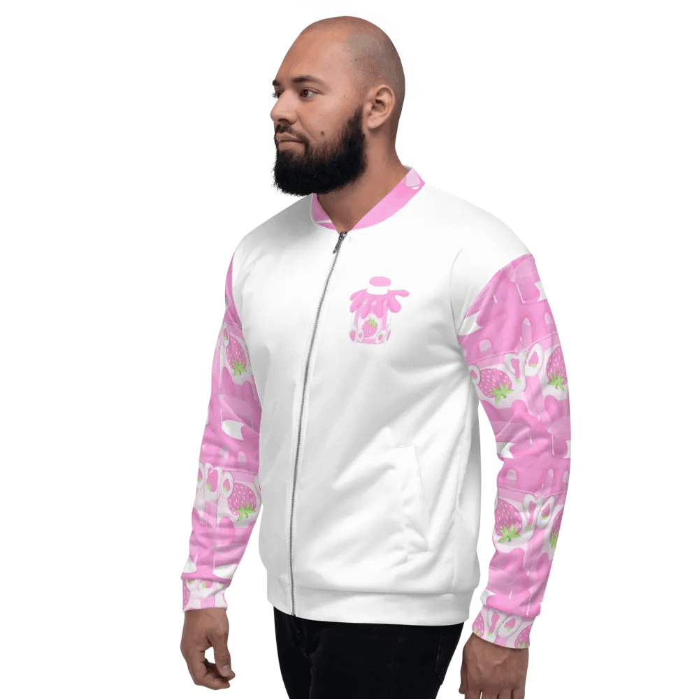 Strawberry Milk Bomber Jacket product image (6)