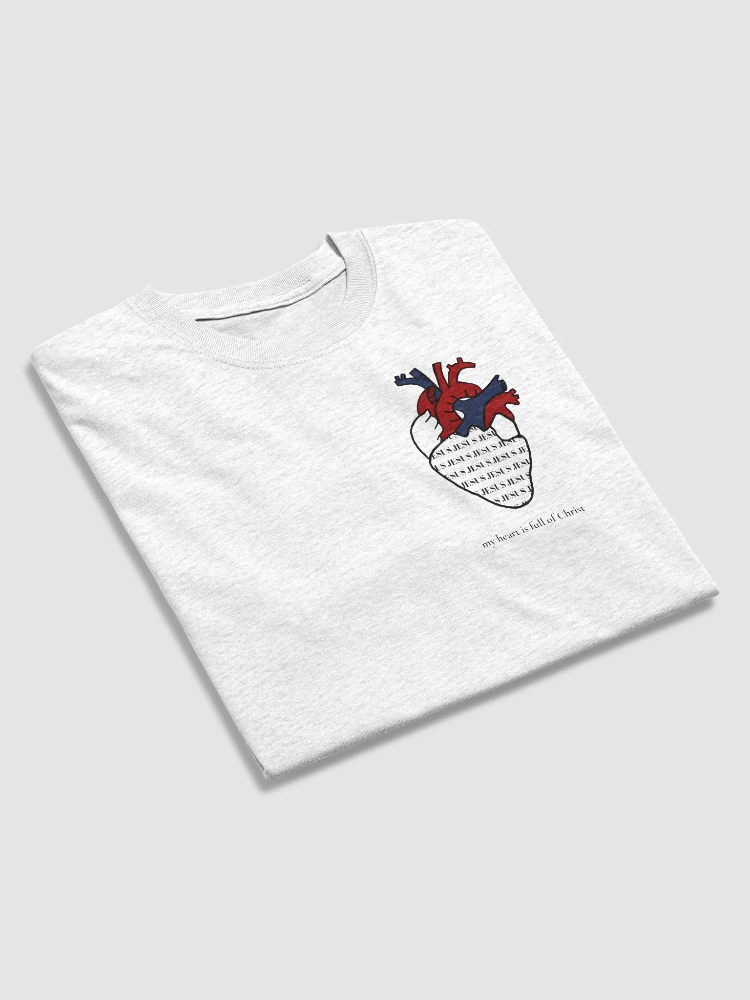 My Heart is Full of Christ tee product image (4)
