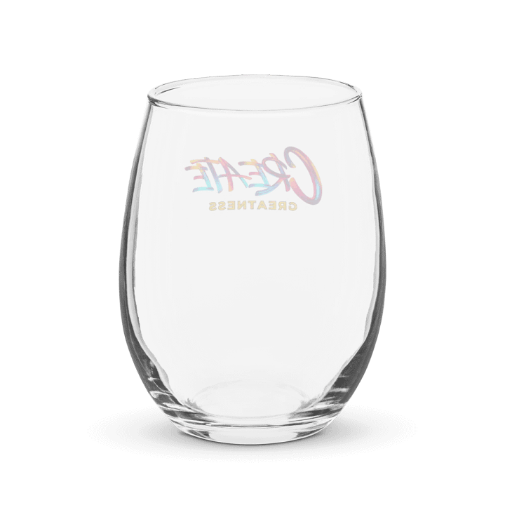 Create Greatness Print Reverie Stemless Wine Glass product image (2)