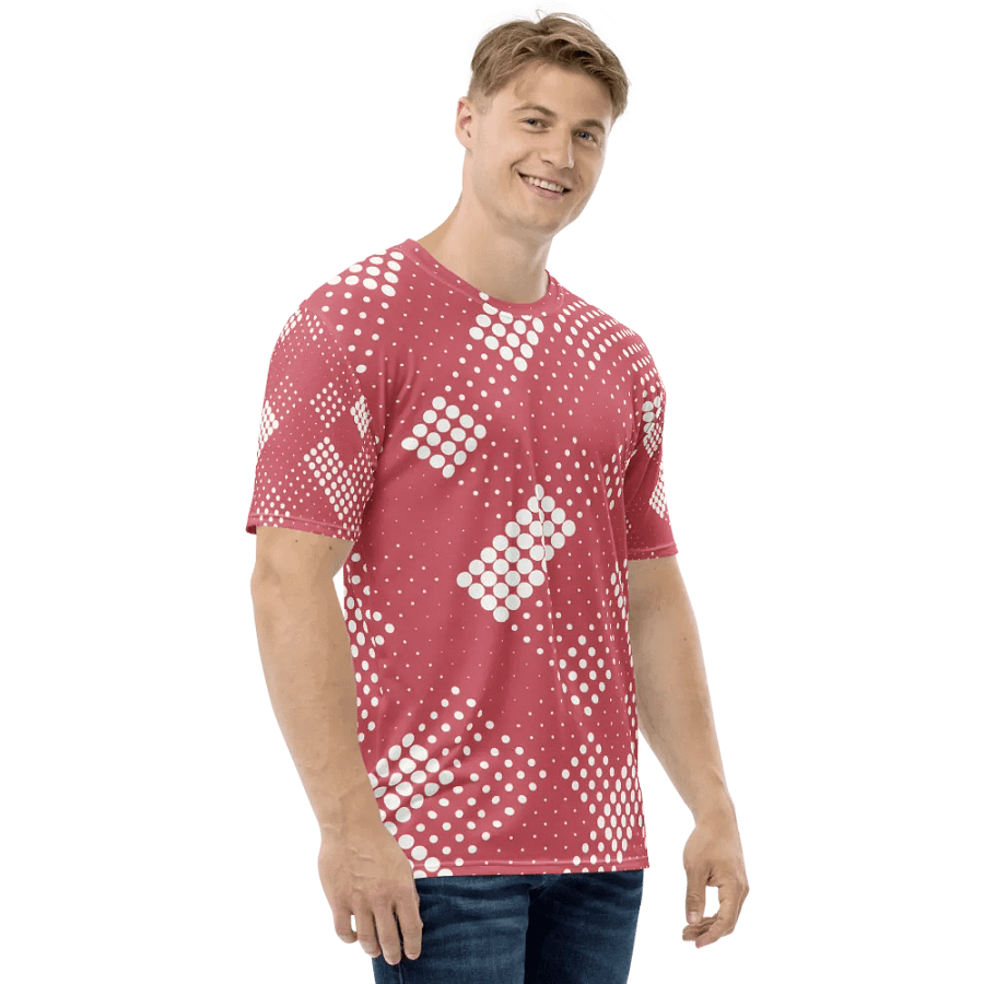 MENS FUN ABSTRACT CIRCLES (RED) product image (4)