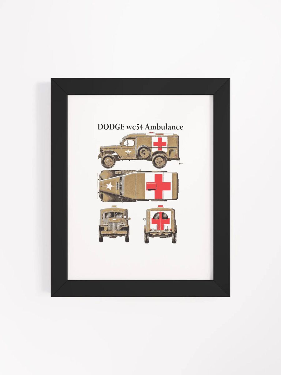 Vintage Military Ambulance Poster product image (22)