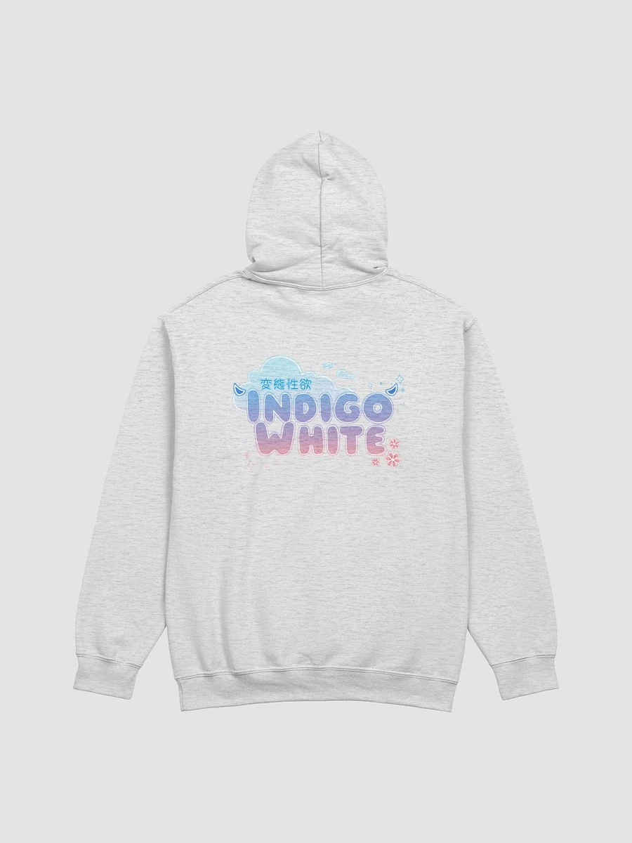 Indigo White Logo Hoodie product image (14)