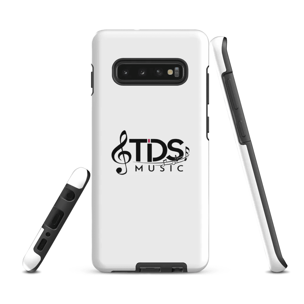 TDS Music White Tough Case for Samsung Galaxy - Fits S10 to S25 Models - Wireless Charging product image (2)