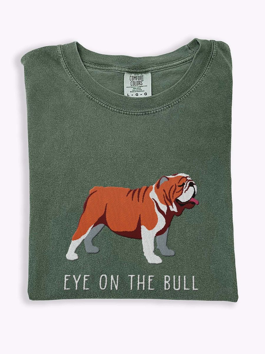 Eye on the Bull T-Shirt(Embroidered) of an English Bulldog product image (1)