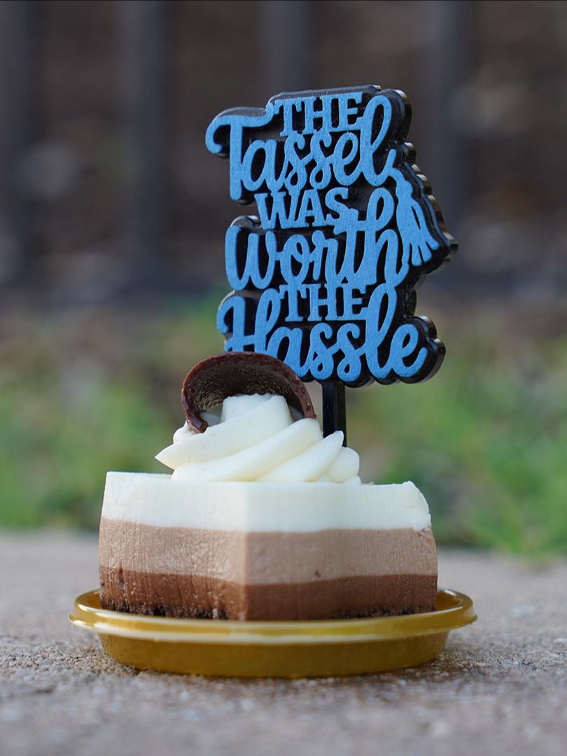 The Tassel Was Worth the Hassle - Graduation Topper - Laser Cut Design File product image (12)