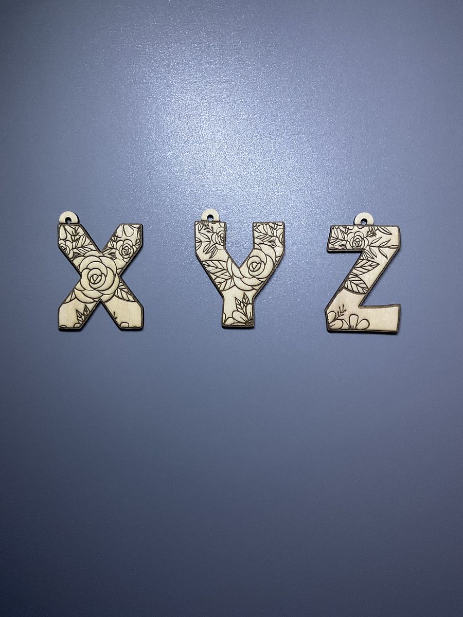Flower Alphabet Keychains product image (3)