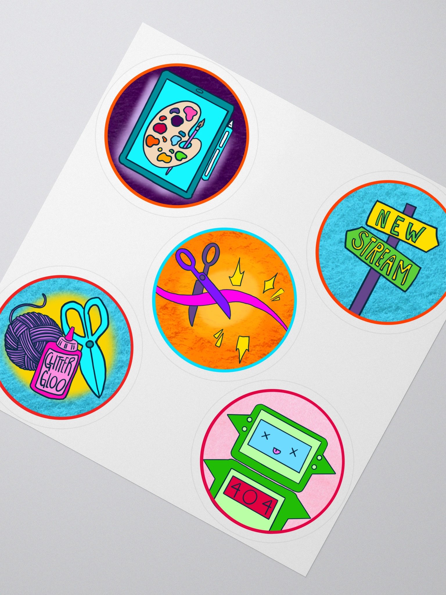 BADGE STICKERS SET TWO product image (2)