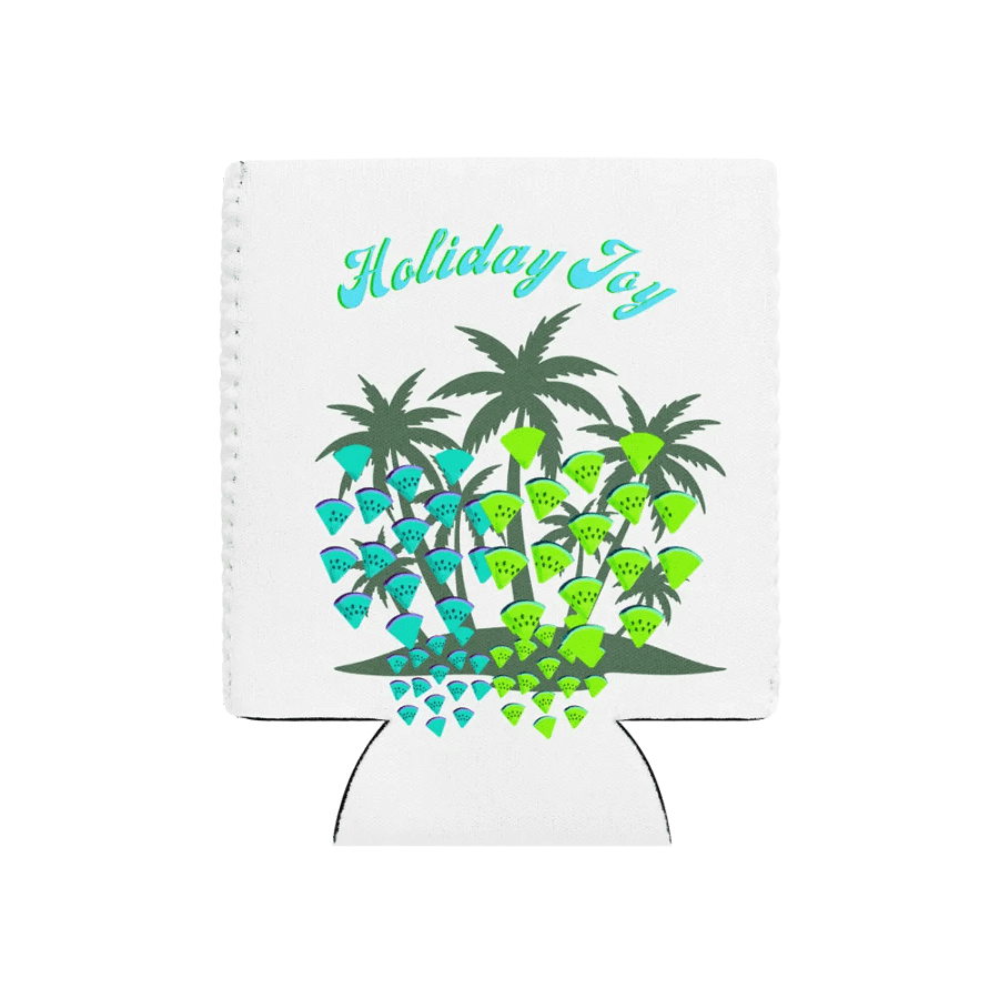 Tropical Holiday Joy Coozie Can Cooler product image (21)
