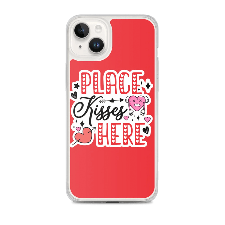 Kisses Galore MagSafe® iPhone® Clear Case product image (1)