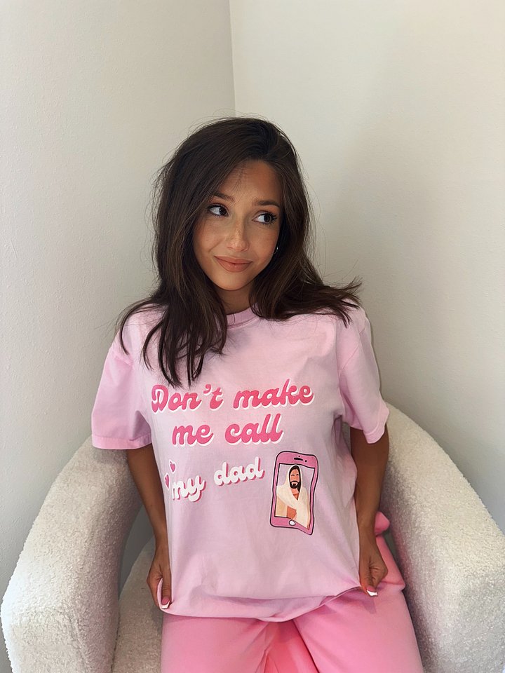 don't make me call my dad t-shirt product image (1)