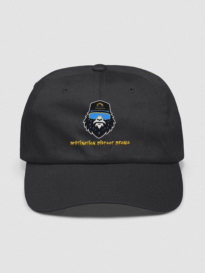 Destination Bigfoot Bronco Bigfoot Logo Dad Hat (Black) product image (1)