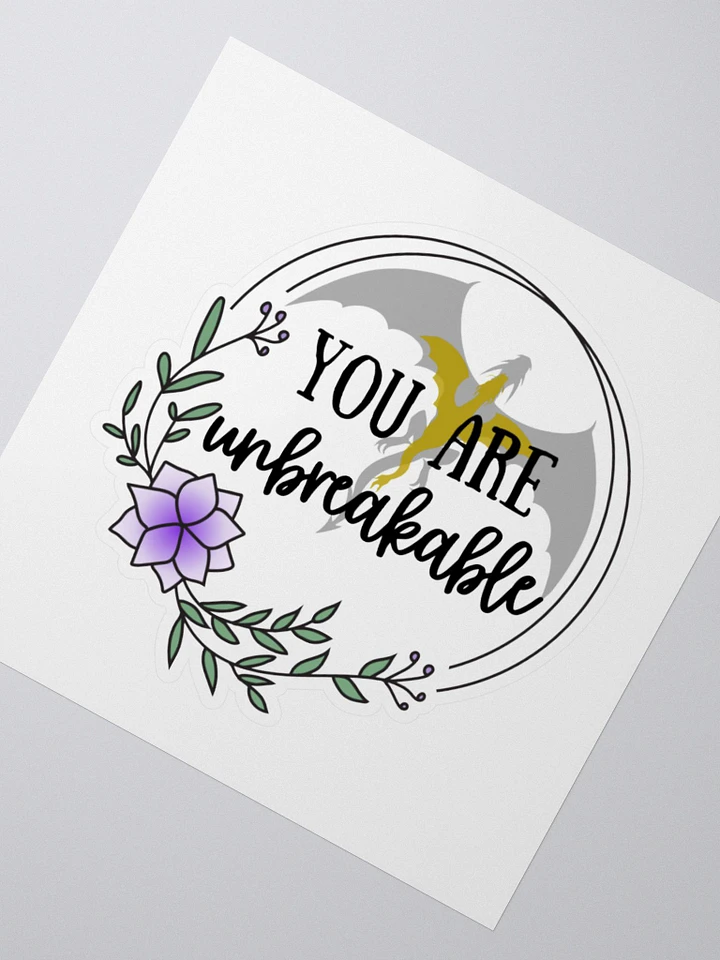 Unbreakable Sticker product image (2)