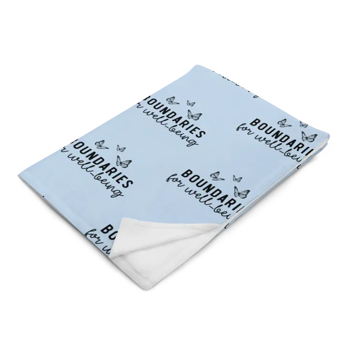 Boundaries For Well-Being Blanket product image (2)