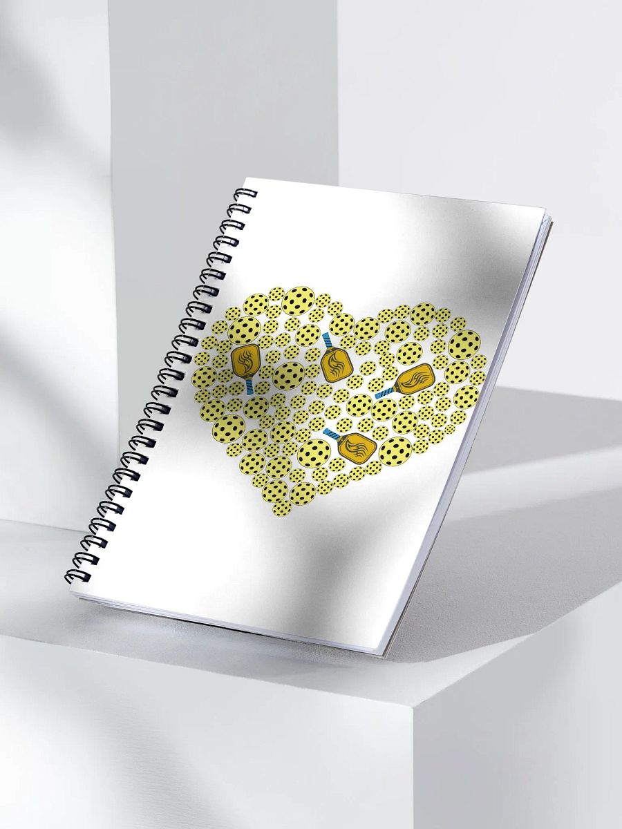 Pure Heart Pickleball Atomic Love Spiral Notebook product image (3)