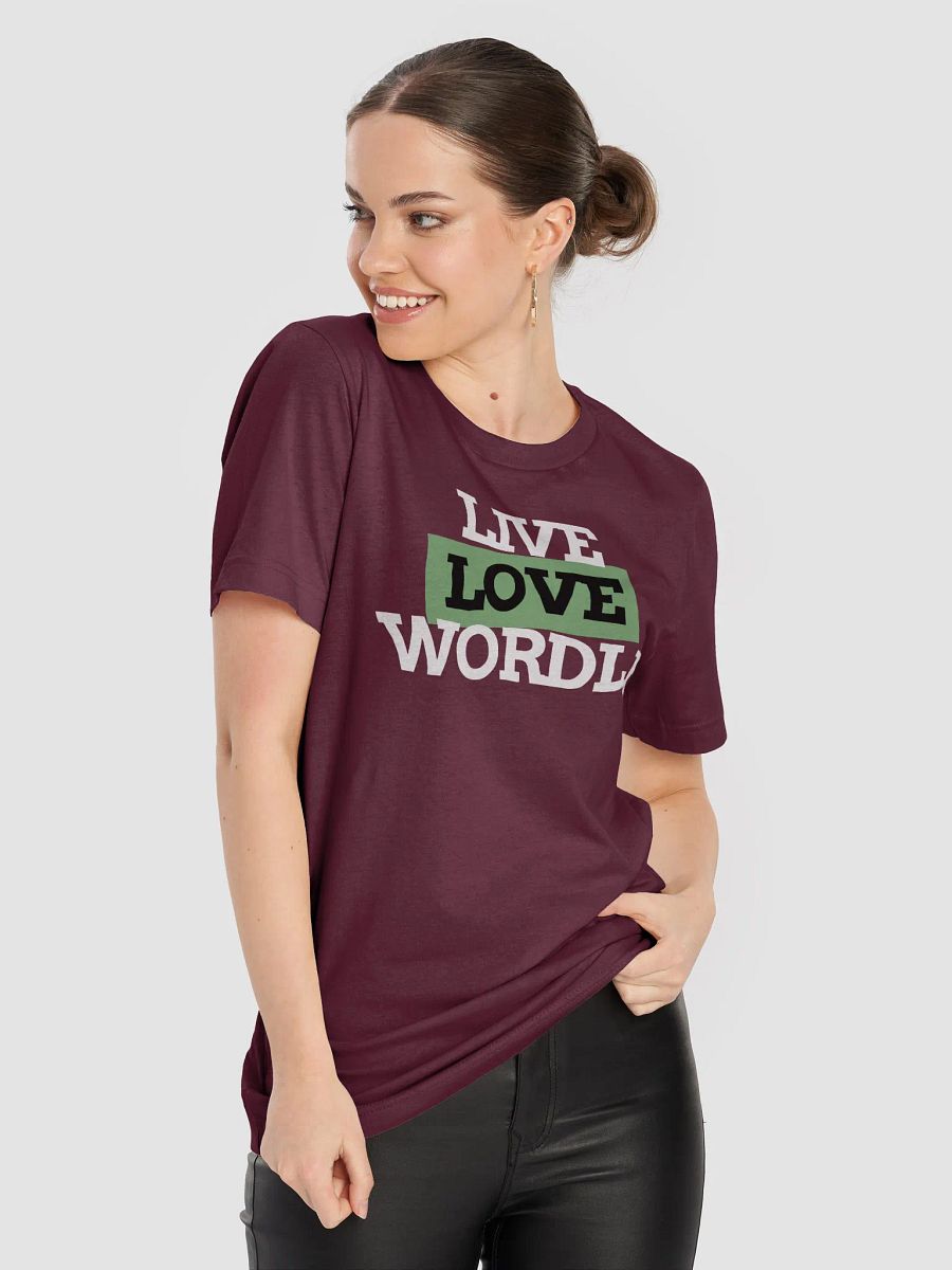 Live Love Wordle T-Shirt product image (11)