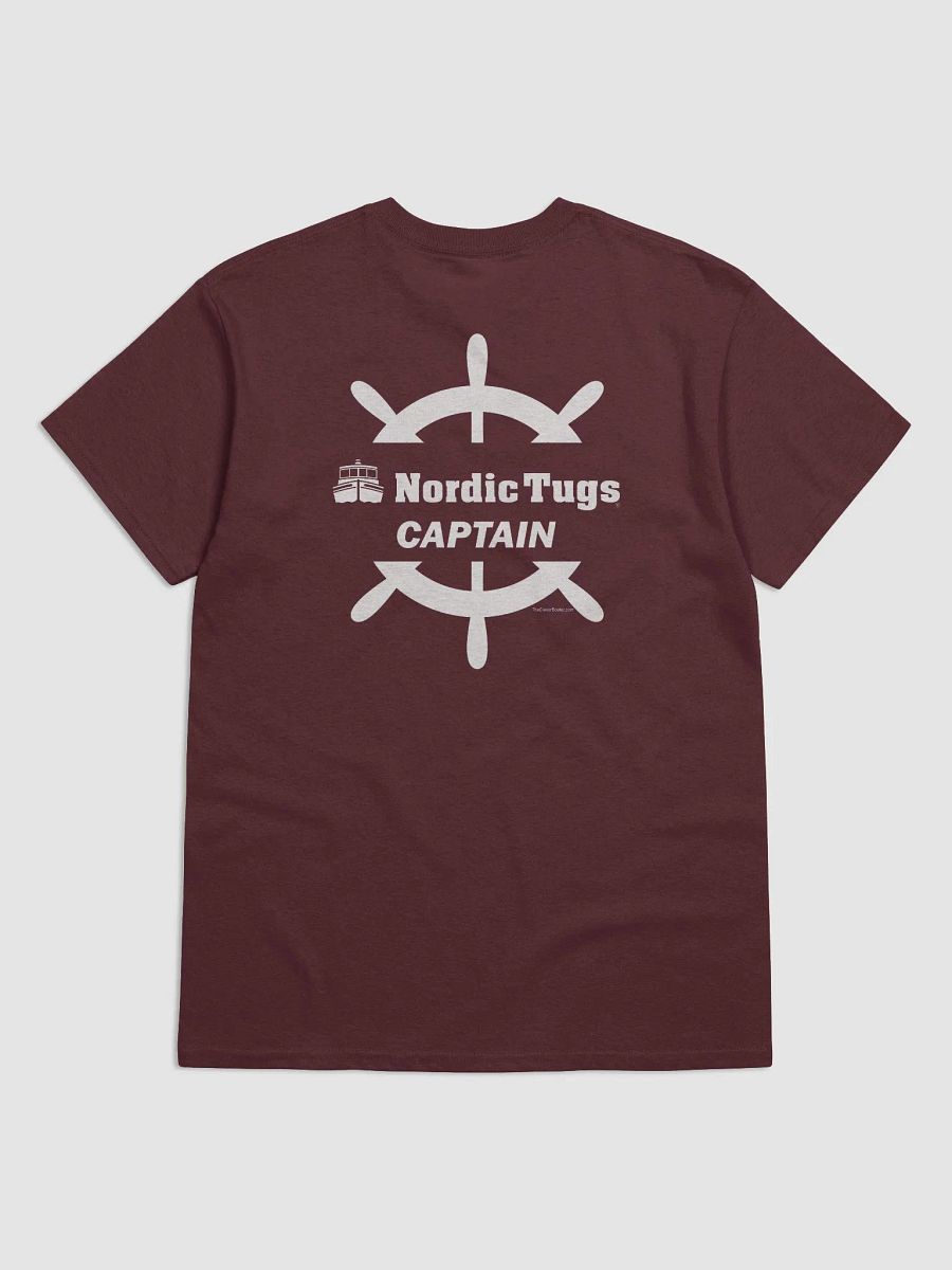 Nordic Tug Captain - T-Shirt - Dark Shirt w/White Logo product image (3)