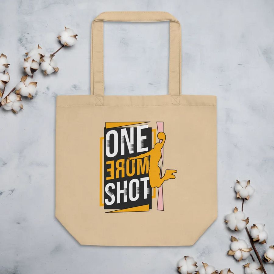 One More Shot Basketball Male Airborne Hoops Eco Tote product image (3)