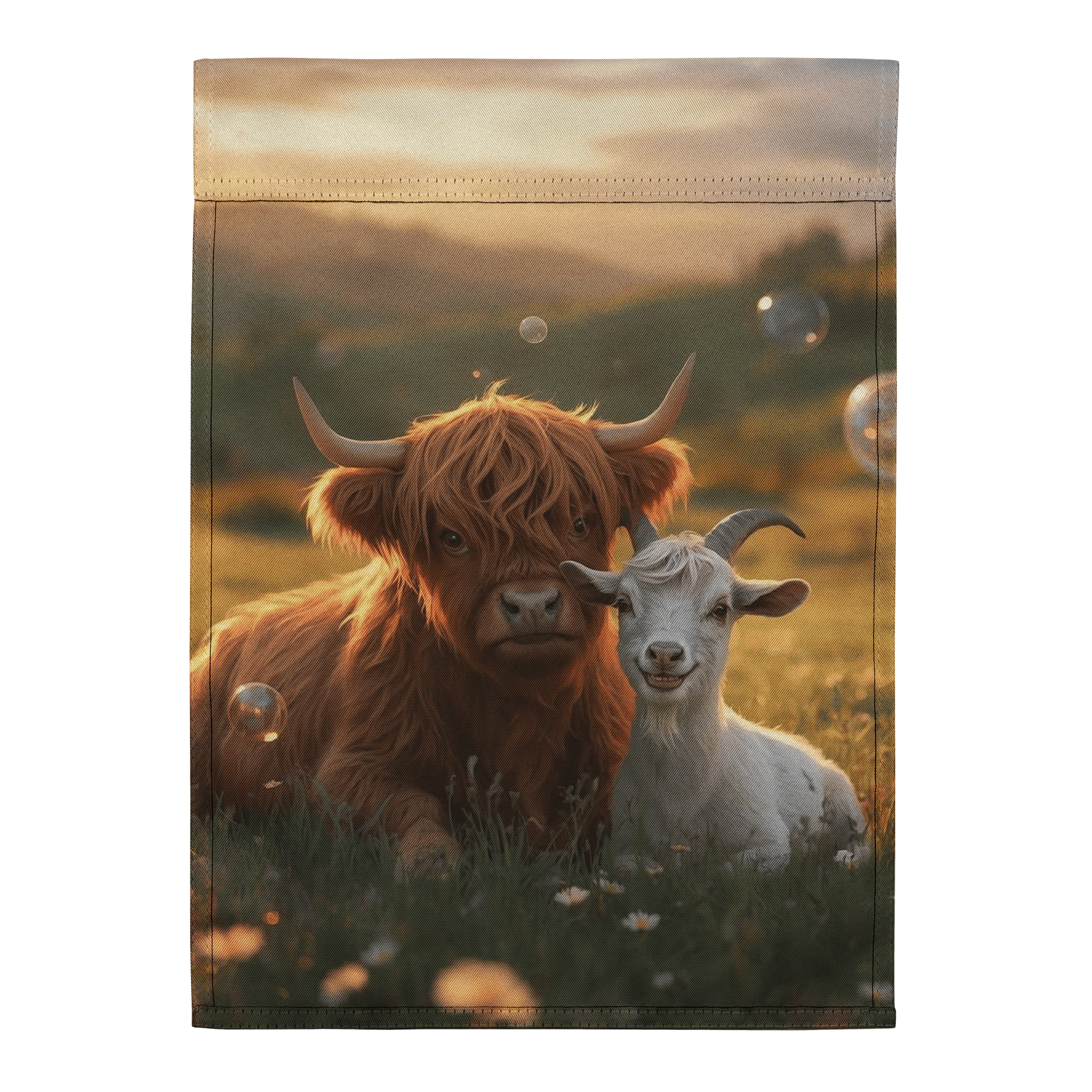 Highland Hugs and Giggles Farm Flag product image (2)