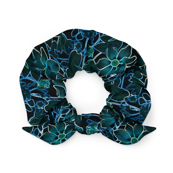Trippy Floral Teal and Dark product image (1)