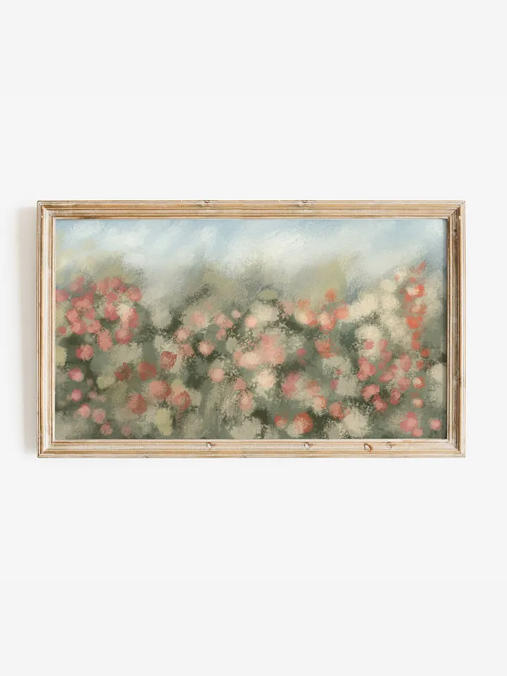 Handpainted Spring Floral | Frame TV Art product image (1)