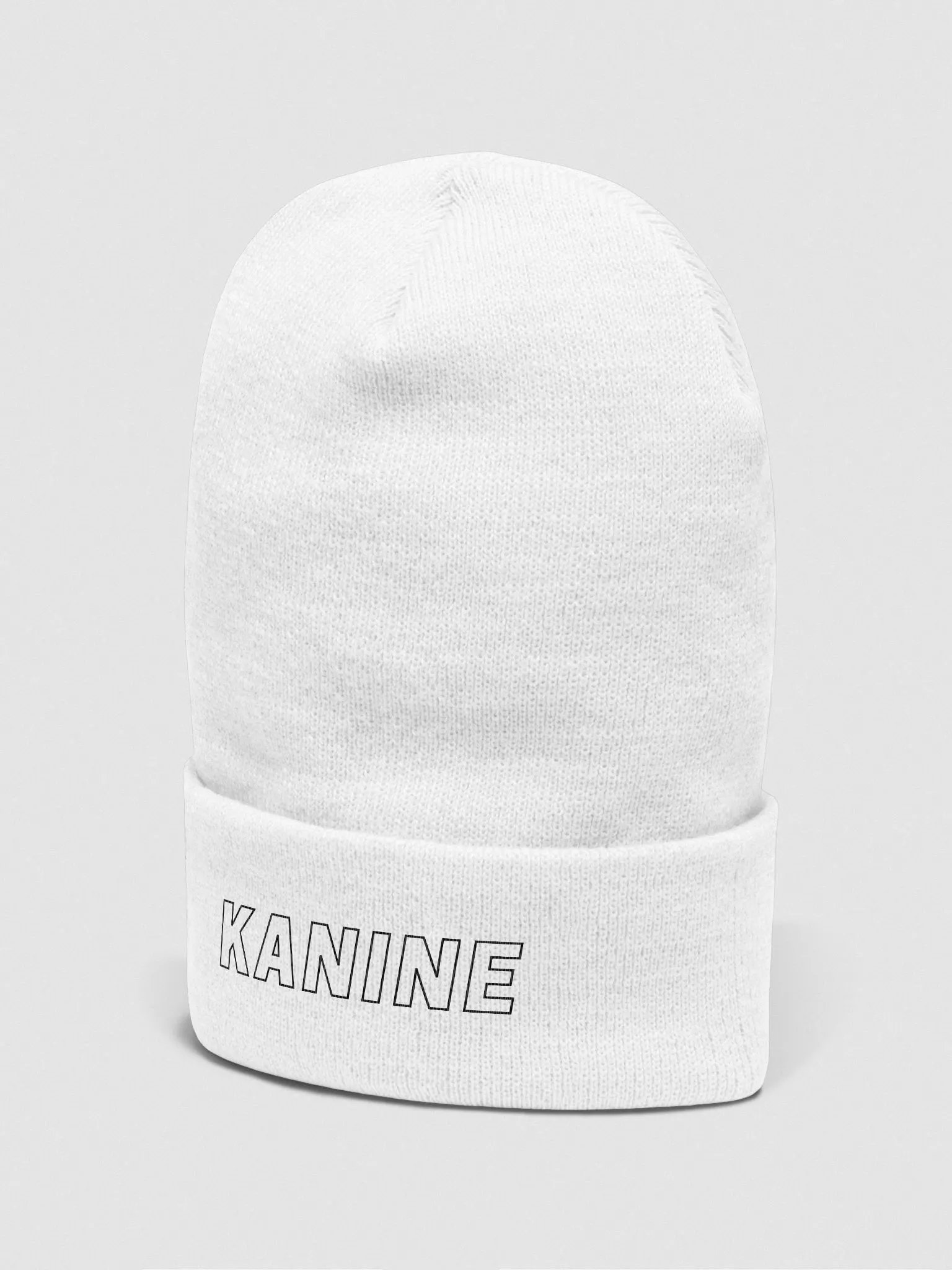 Kanine Black Text Beanie product image (3)