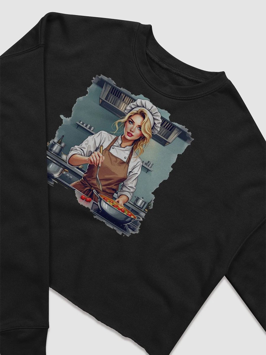 Chef Chic Fleece Crop Sweatshirt product image (14)