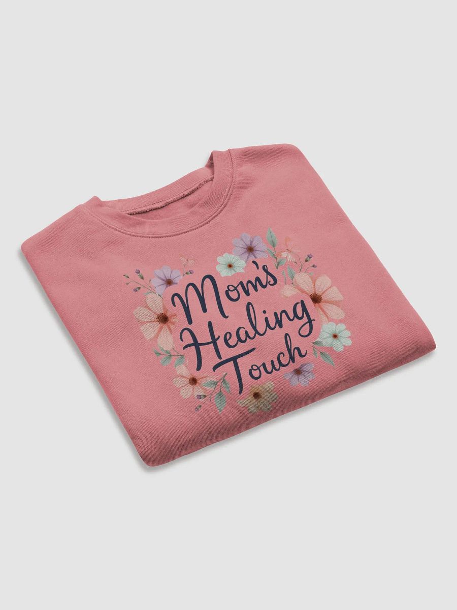 Mom's Healing Touch Floral Crop Sweatshirt product image (14)