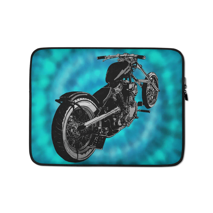Biker blues laptop sleeve product image (2)