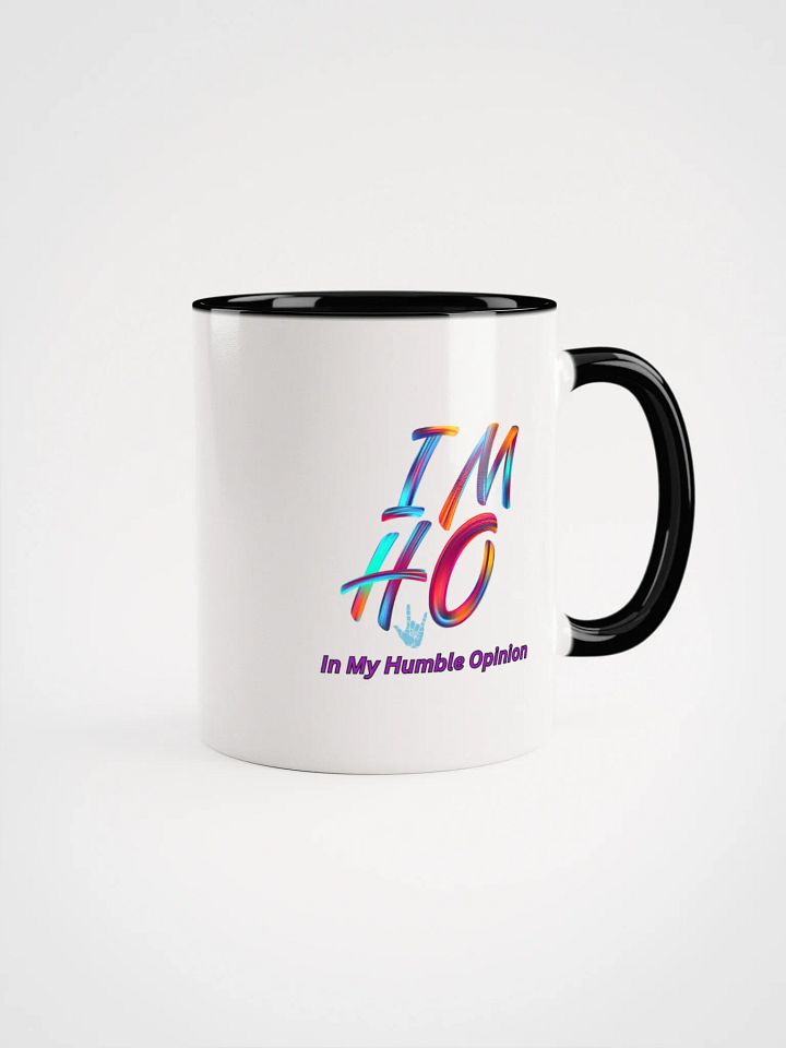 IMHO White and Black Mug product image (2)