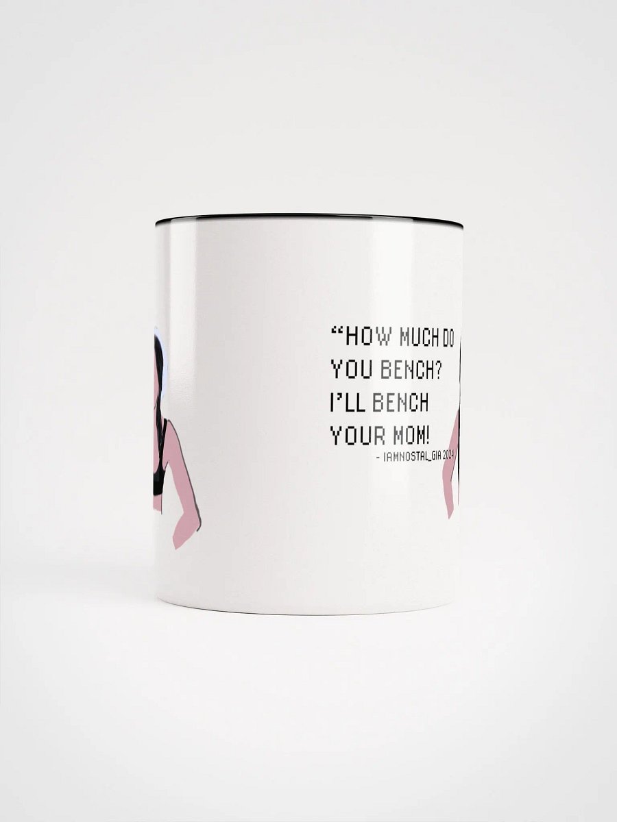 I'LL BENCH YOUR MOM Enamel Mug product image (26)