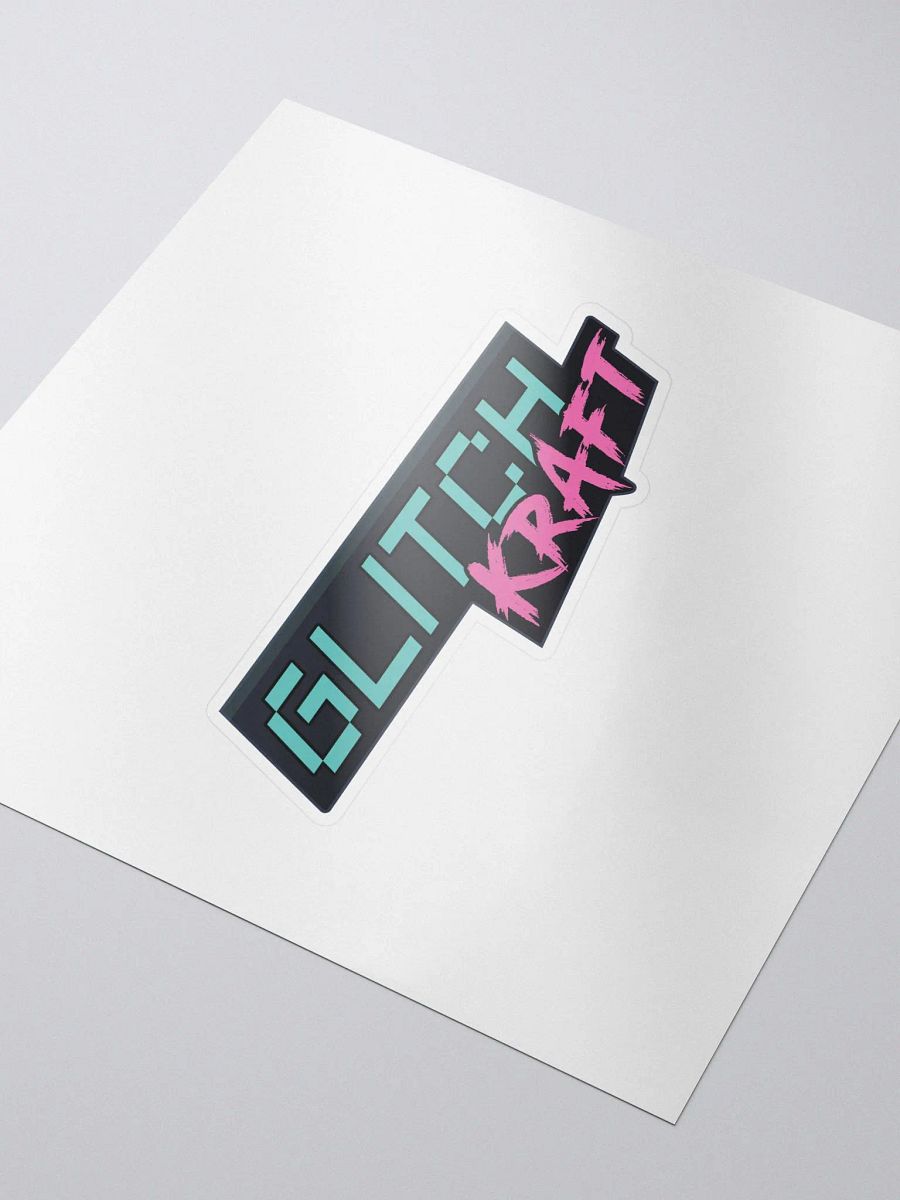 GlitchKraft Logo Sticker product image (3)