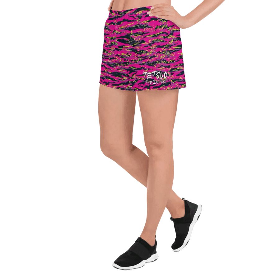 Pink Camo Gym Shorts product image (8)