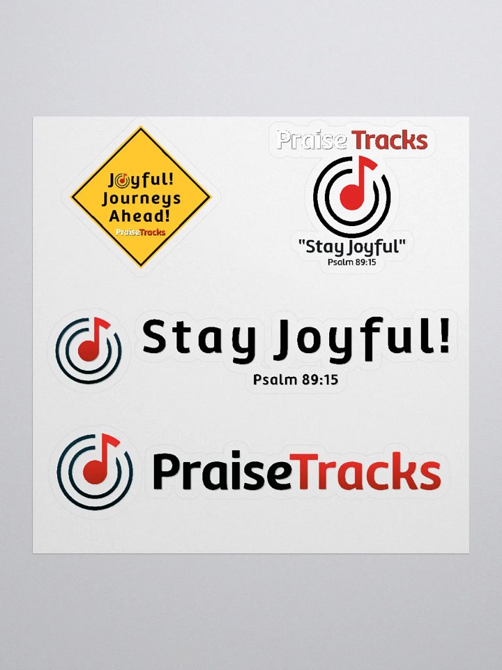 PraiseTracks Joyful Journey Sticker Sheet product image (1)